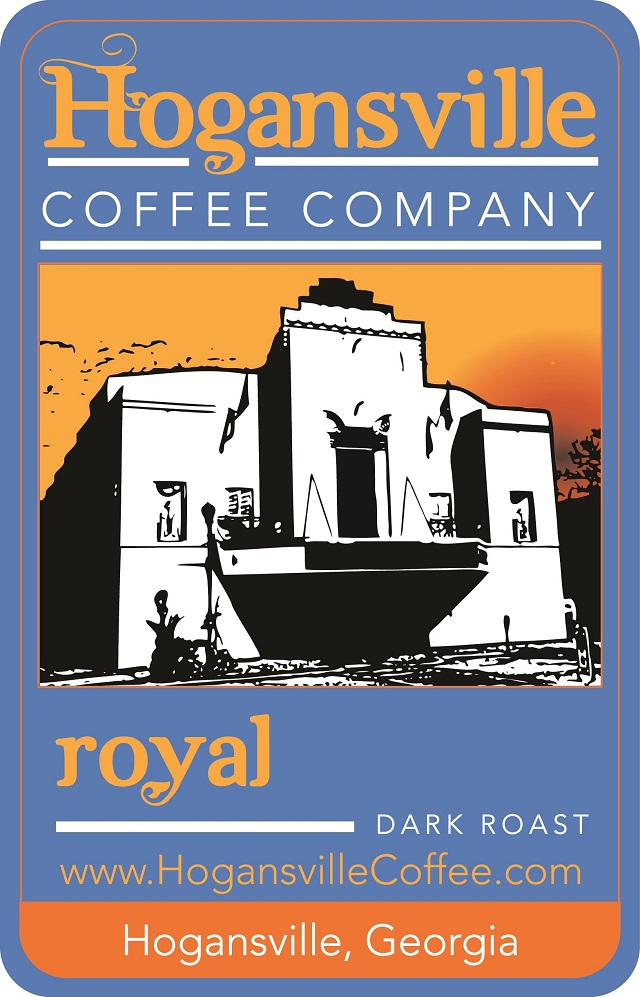 Royal Dark Roast Coffee Label